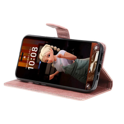 For Honor Magic7 Pro 5G Case Solid Color Leather Mobile Cover Wallet Stand with Strap