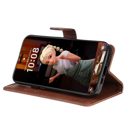 For Honor Magic7 Pro 5G Case Solid Color Leather Mobile Cover Wallet Stand with Strap