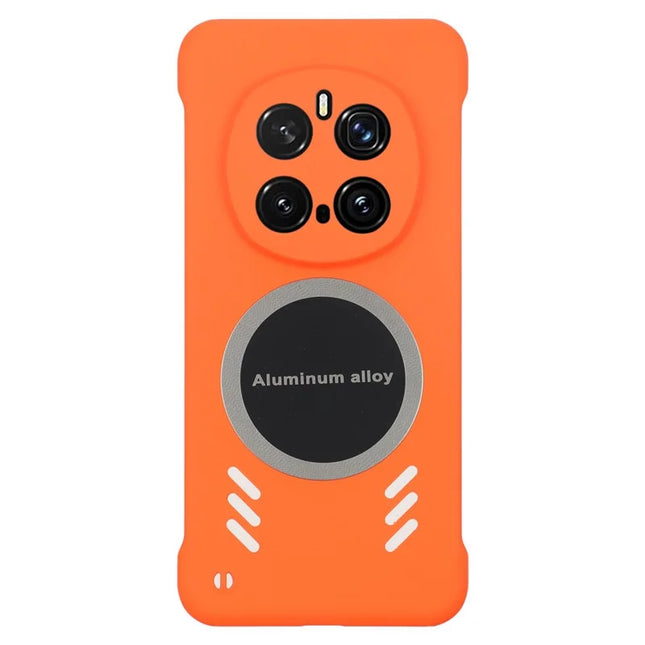 For Honor Magic7 Pro 5G Case Hard PC Frameless Heat Dissipation Phone Cover - Orange