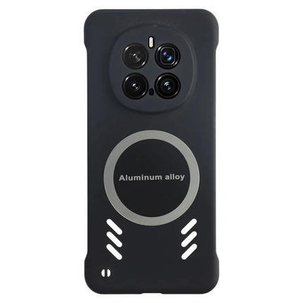 For Honor Magic7 Pro 5G Case Hard PC Frameless Heat Dissipation Phone Cover - Black
