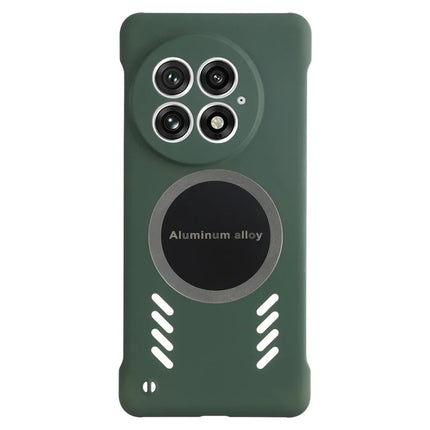 For OnePlus 13 Case Hard PC Frameless Heat Dissipation Phone Cover - Green