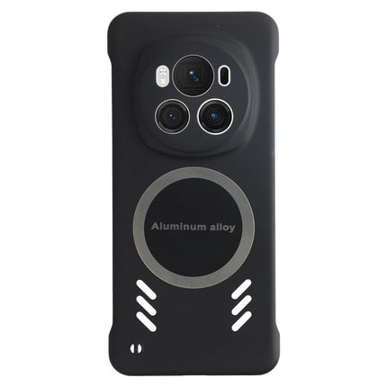 For Honor Magic6 5G Case Hard PC Frameless Heat Dissipation Phone Cover - Black