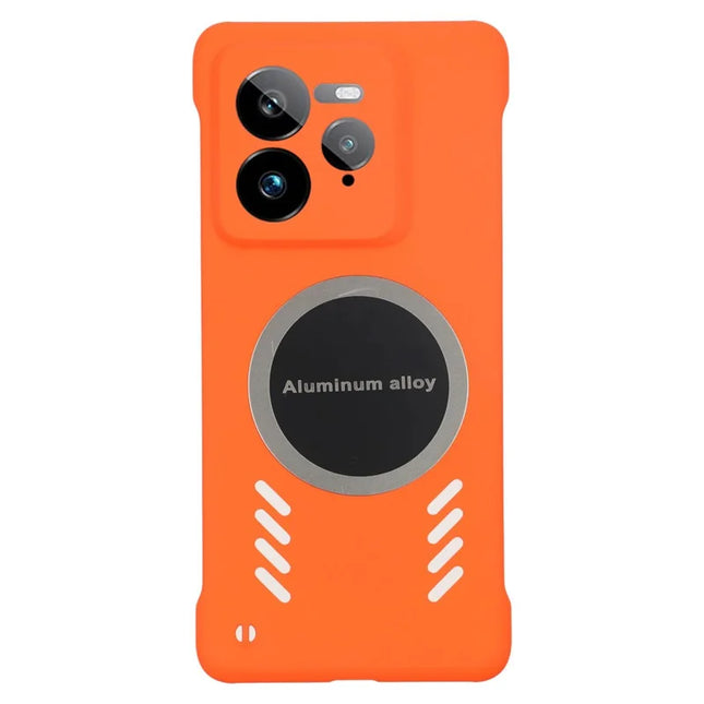For Realme GT 7 Pro 5G Case Hard PC Frameless Heat Dissipation Phone Cover - Orange