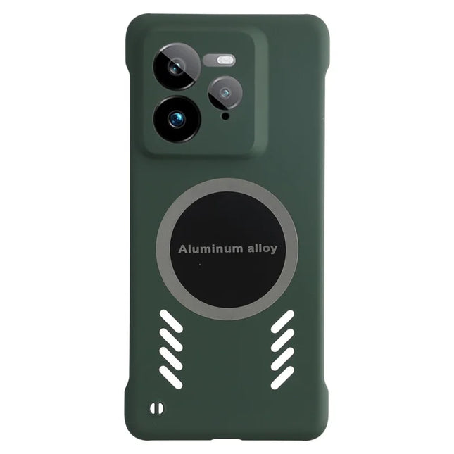 For Realme GT 7 Pro 5G Case Hard PC Frameless Heat Dissipation Phone Cover - Green