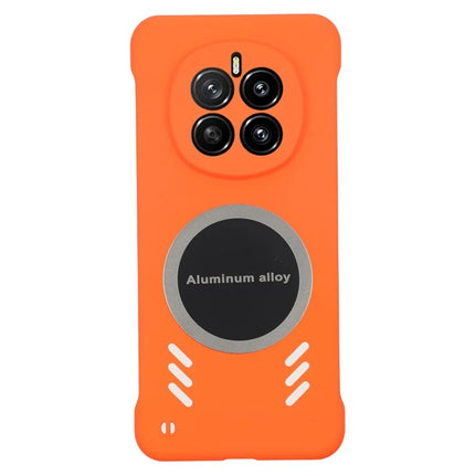 For Honor Magic7 5G Case Hard PC Frameless Heat Dissipation Phone Cover - Orange