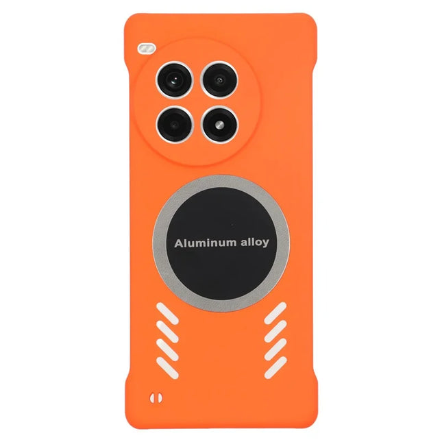 For OnePlus Ace 3 Pro 5G Case Hard PC Frameless Heat Dissipation Phone Cover - Orange