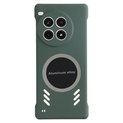 For OnePlus Ace 3 Pro 5G Case Hard PC Frameless Heat Dissipation Phone Cover - Green