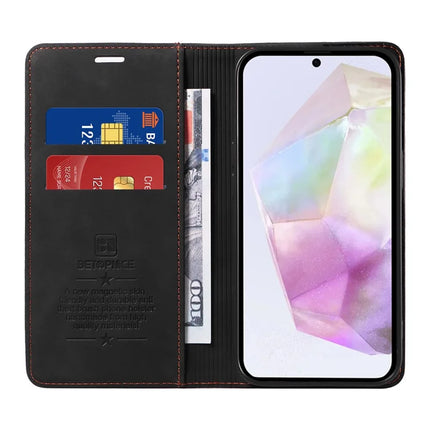 BETOPNICE 003 For Samsung Galaxy A56 5G Wallet Case Leather Phone Cover with Stand