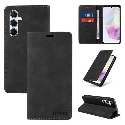 BETOPNICE 003 For Samsung Galaxy A56 5G Wallet Case Leather Phone Cover with Stand