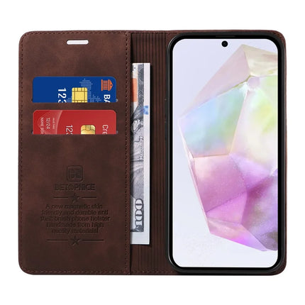BETOPNICE 003 For Samsung Galaxy A56 5G Wallet Case Leather Phone Cover with Stand
