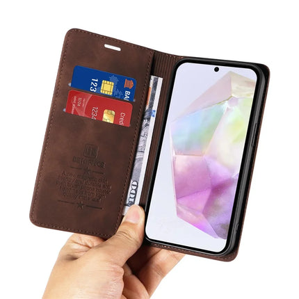 BETOPNICE 003 For Samsung Galaxy A56 5G Wallet Case Leather Phone Cover with Stand