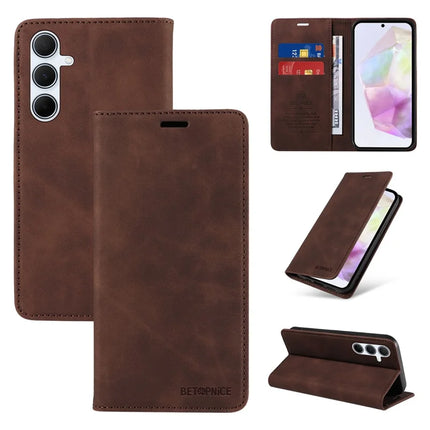 BETOPNICE 003 For Samsung Galaxy A56 5G Wallet Case Leather Phone Cover with Stand