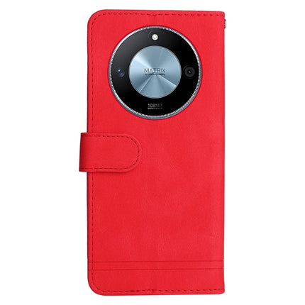 For Honor X60 5G Wallet Case Skin Touch Leather Phone Cover Tree Pattern Hardware