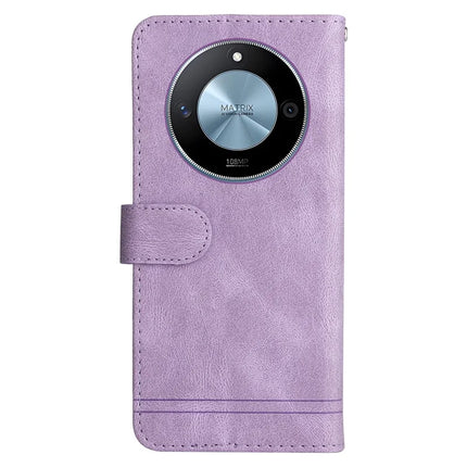 For Honor X60 5G Wallet Case Skin Touch Leather Phone Cover Tree Pattern Hardware