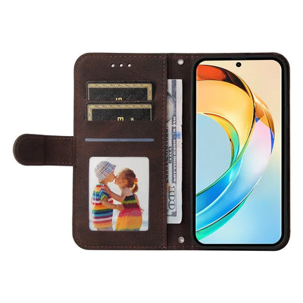 For Honor X60 5G Wallet Case Skin Touch Leather Phone Cover Tree Pattern Hardware