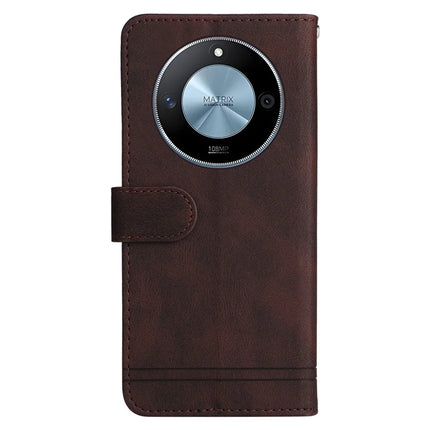 For Honor X60 5G Wallet Case Skin Touch Leather Phone Cover Tree Pattern Hardware