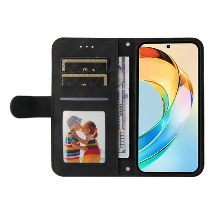 For Honor X60 5G Wallet Case Skin Touch Leather Phone Cover Tree Pattern Hardware