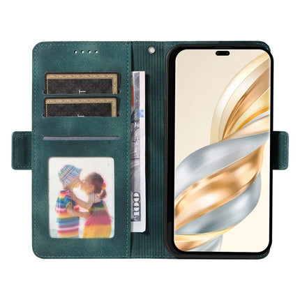 Leather Case for Honor Magic7 Lite 5G / X9c 5G / X60 Pro 5G Rhombus Starry Imprinted Phone Cover