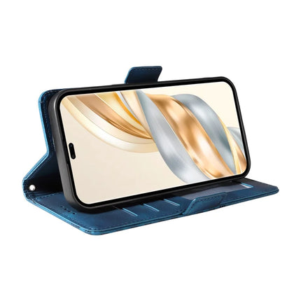 Leather Case for Honor Magic7 Lite 5G / X9c 5G / X60 Pro 5G Rhombus Starry Imprinted Phone Cover