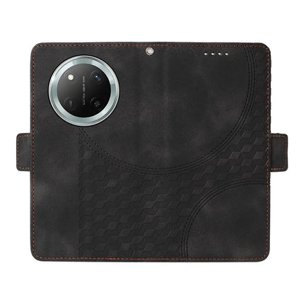 Leather Case for Honor Magic7 Lite 5G / X9c 5G / X60 Pro 5G Rhombus Starry Imprinted Phone Cover