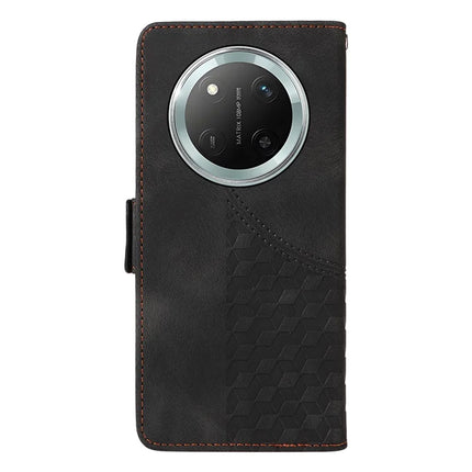 Leather Case for Honor Magic7 Lite 5G / X9c 5G / X60 Pro 5G Rhombus Starry Imprinted Phone Cover