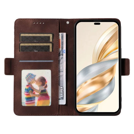 Leather Case for Honor Magic7 Lite 5G / X9c 5G / X60 Pro 5G Rhombus Starry Imprinted Phone Cover