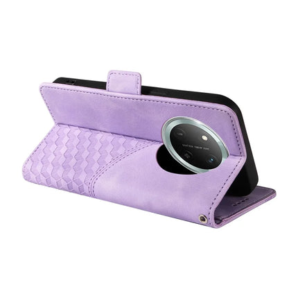 Leather Case for Honor Magic7 Lite 5G / X9c 5G / X60 Pro 5G Rhombus Starry Imprinted Phone Cover