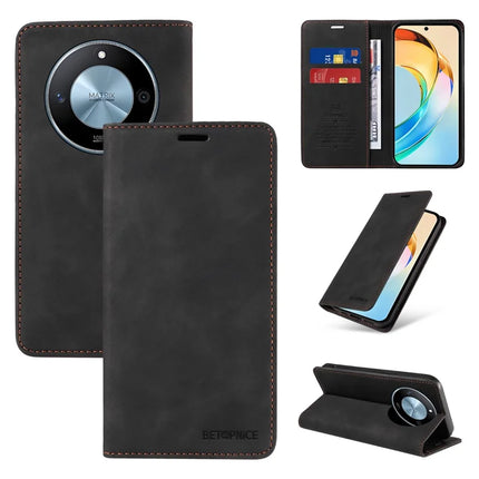 BETOPNICE 003 For Honor X60 5G Wallet Case Leather Phone Cover with Stand