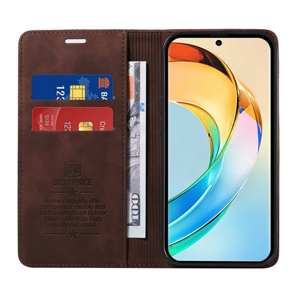 BETOPNICE 003 For Honor X60 5G Wallet Case Leather Phone Cover with Stand