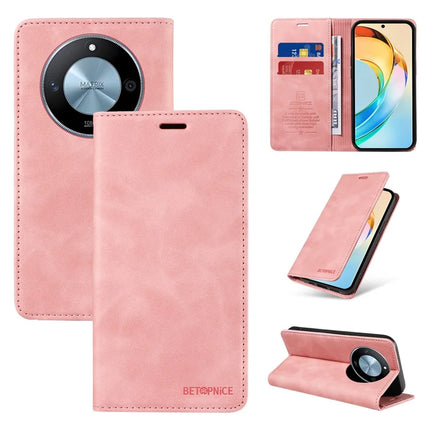 BETOPNICE 003 For Honor X60 5G Wallet Case Leather Phone Cover with Stand