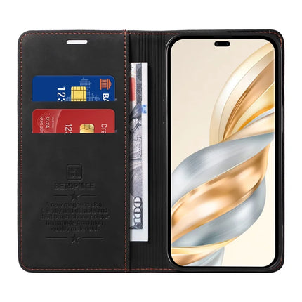 BETOPNICE 003 Wallet Phone Case for Honor Magic7 Lite 5G / X9c 5G / X60 Pro 5G Leather Cover with Stand