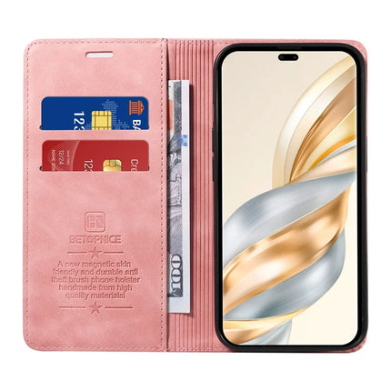 BETOPNICE 003 Wallet Phone Case for Honor Magic7 Lite 5G / X9c 5G / X60 Pro 5G Leather Cover with Stand
