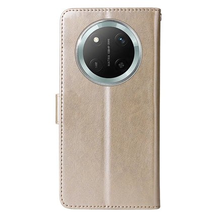 Leather Phone Case for Honor Magic7 Lite 5G / X9c 5G / X60 Pro 5G Butterfly Floral Imprint Wallet Stand Cover