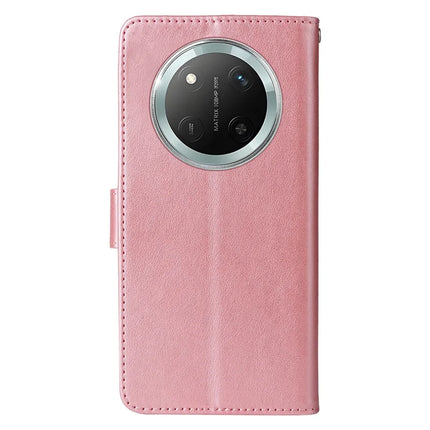 Leather Phone Case for Honor Magic7 Lite 5G / X9c 5G / X60 Pro 5G Butterfly Floral Imprint Wallet Stand Cover