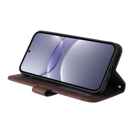 For Huawei nova 13 5G  /  nova 12 5G Wallet Case Skin Touch Leather Phone Cover Tree Pattern Hardware
