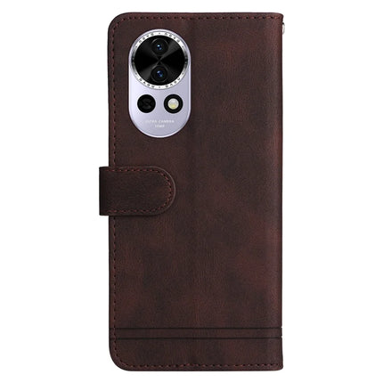 For Huawei nova 13 5G  /  nova 12 5G Wallet Case Skin Touch Leather Phone Cover Tree Pattern Hardware