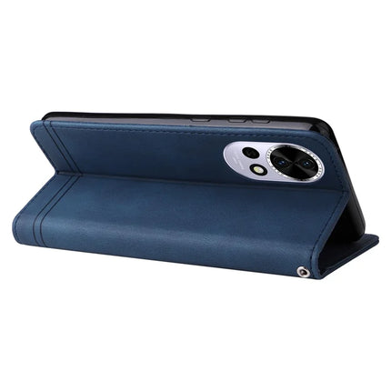 For Huawei nova 13 5G  /  nova 12 5G Wallet Case Skin Touch Leather Phone Cover Tree Pattern Hardware
