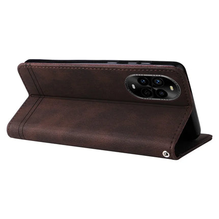 For Huawei nova 13 Pro 5G Wallet Case Skin Touch Leather Phone Cover Tree Pattern Hardware