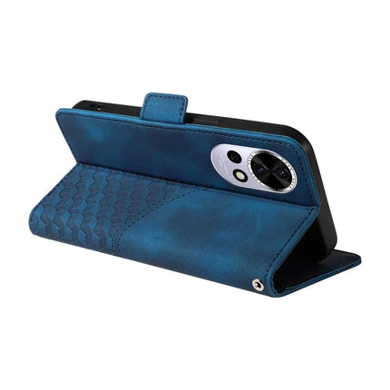 For Huawei nova 13 5G / nova 12 5G Case PU Leather Phone Cover Rhombus Starry Imprinted