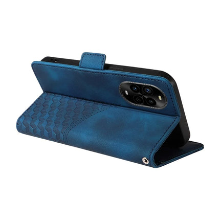For Huawei nova 13 Pro 5G Case PU Leather Phone Cover Rhombus Starry Imprinted
