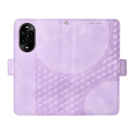 For Huawei nova 13 Pro 5G Case PU Leather Phone Cover Rhombus Starry Imprinted