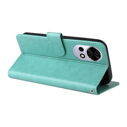 For Huawei nova 13 5G / nova 12 5G Leather Case Butterfly Floral Imprint Wallet Stand Cover