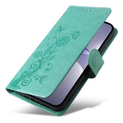 For Huawei nova 13 5G / nova 12 5G Leather Case Butterfly Floral Imprint Wallet Stand Cover