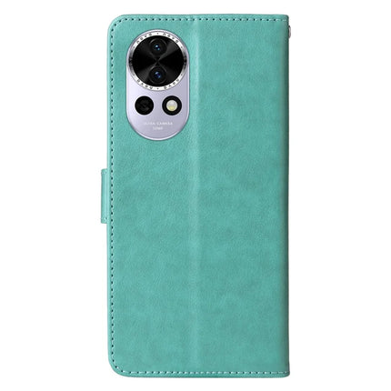 For Huawei nova 13 5G / nova 12 5G Leather Case Butterfly Floral Imprint Wallet Stand Cover