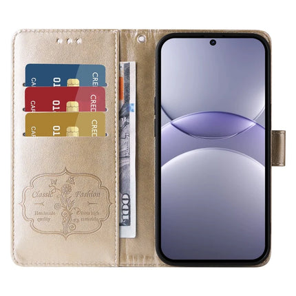 For Huawei nova 13 5G / nova 12 5G Leather Case Butterfly Floral Imprint Wallet Stand Cover
