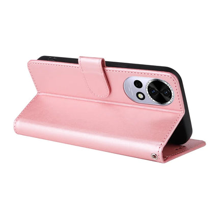 For Huawei nova 13 5G / nova 12 5G Leather Case Butterfly Floral Imprint Wallet Stand Cover