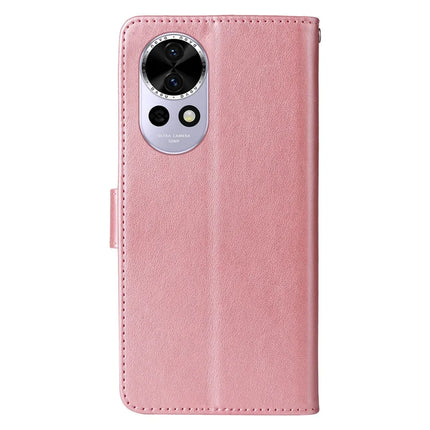 For Huawei nova 13 5G / nova 12 5G Leather Case Butterfly Floral Imprint Wallet Stand Cover