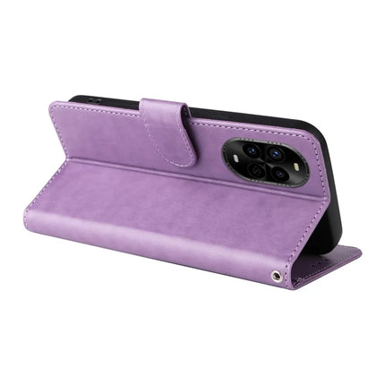 For Huawei nova 13 Pro 5G Leather Case Butterfly Floral Imprint Wallet Stand Cover