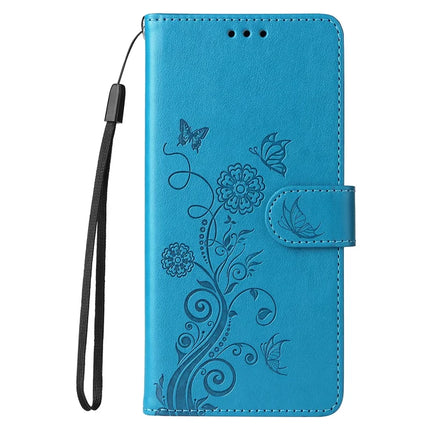 For Huawei nova 13 Pro 5G Leather Case Butterfly Floral Imprint Wallet Stand Cover