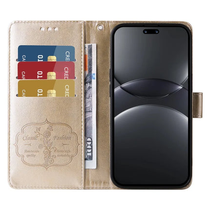 For Huawei nova 13 Pro 5G Leather Case Butterfly Floral Imprint Wallet Stand Cover